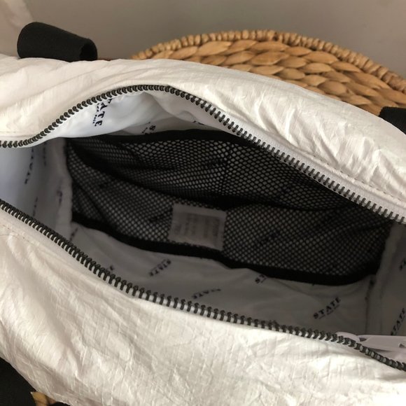 State White Nylon Duffel Bag - Picture 5 of 5